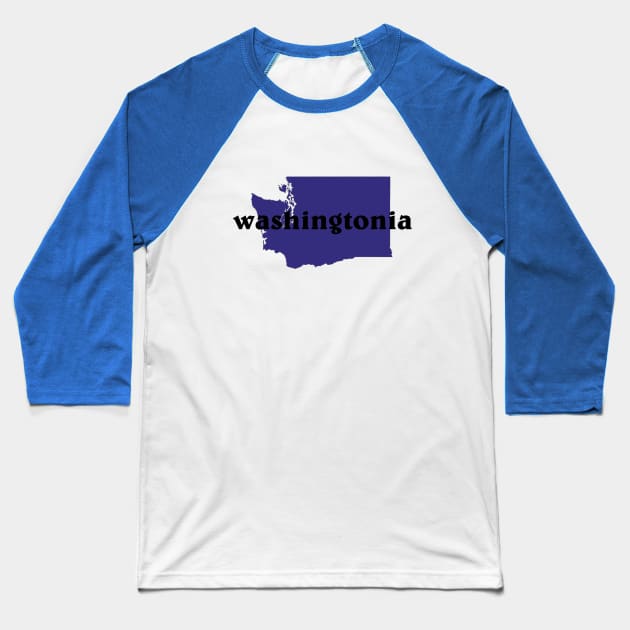 washingtonia Baseball T-Shirt by amigaboy